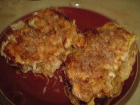 Bluxome家流お好み焼き(モダン焼き)