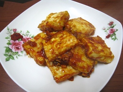 韓国家庭料理＊豆腐ジョリムの写真