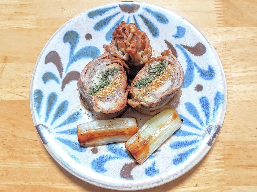 エノキの肉巻きガーリックバター仕立ての画像