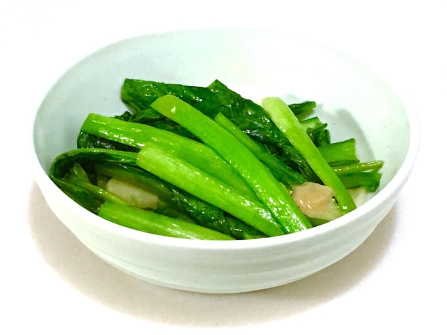 小松菜のニンニク炒めの画像