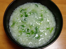 ヘルシー!さらさら食べられる七草がゆ!