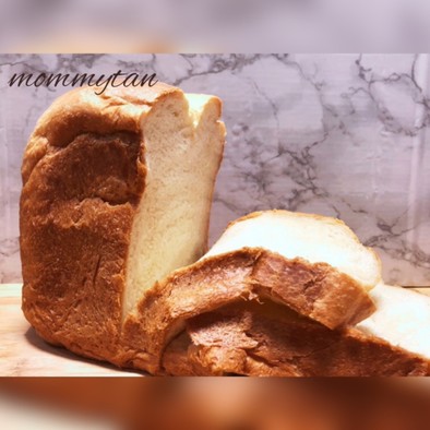生クリーム食パン　2斤　ホームベーカリーの写真