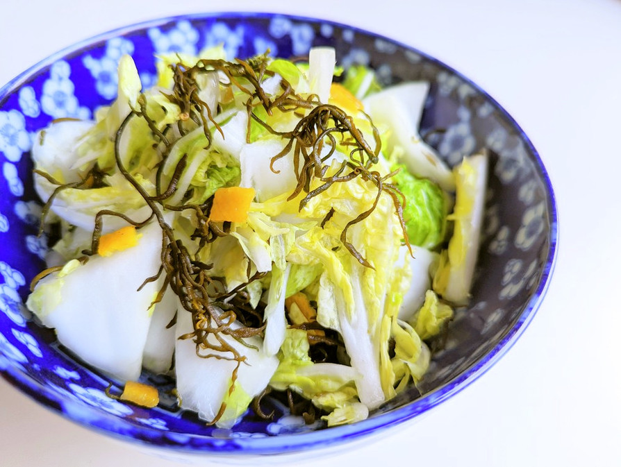 柚子ひじきの白菜サラダの画像