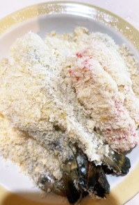 天ぷら粉で超簡単＊海老&カニカマフライ