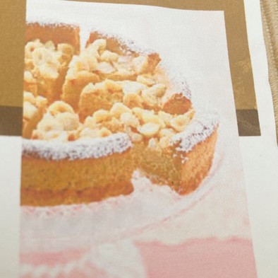 キャラメルとヘーゼルナッツのチーズケーキの写真
