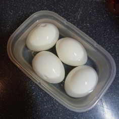 固茹で卵保存方法