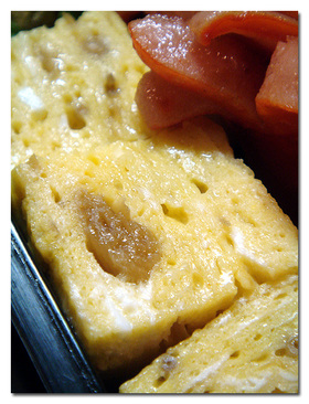 だし巻玉子 ♪ IN ♪ 瓶詰めえのき茸