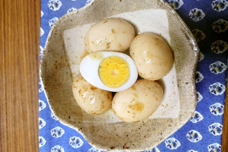 ヨウサマの減塩おやじの煮卵夜中のおつまみ レシピ 作り方 By ヨウサマの減塩食堂 クックパッド 簡単おいしいみんなのレシピが374万品