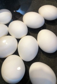 白出汁の味付け半熟茹で卵