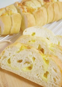 【時短発酵】ふんわりチーズパン