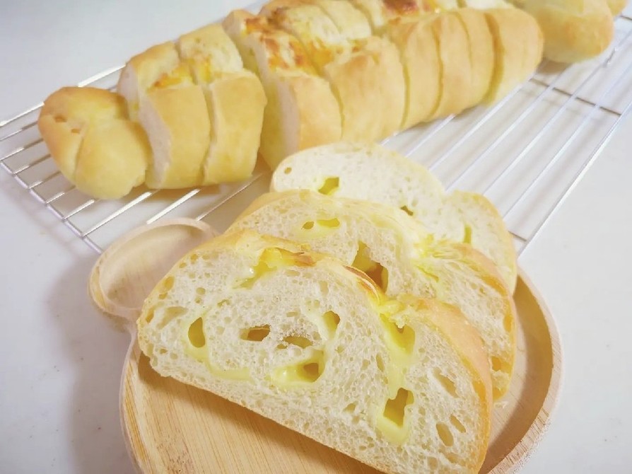 【時短発酵】ふんわりチーズパンの画像