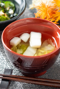 白菜の清汁【入院食㉗夕/温副菜】