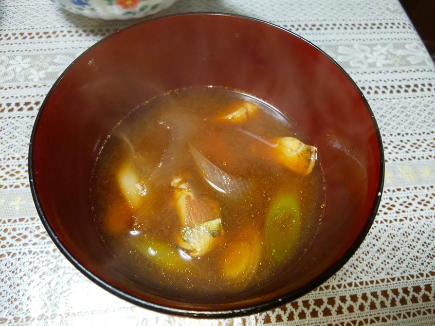 ボラの味噌汁の画像