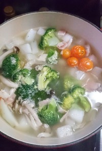 ブロッコリーの食べるスープ(^○^)