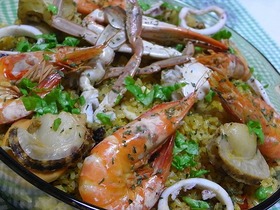 炊飯器で出来る簡単パエリア