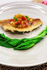 小鯛の春野菜ラビゴットソース