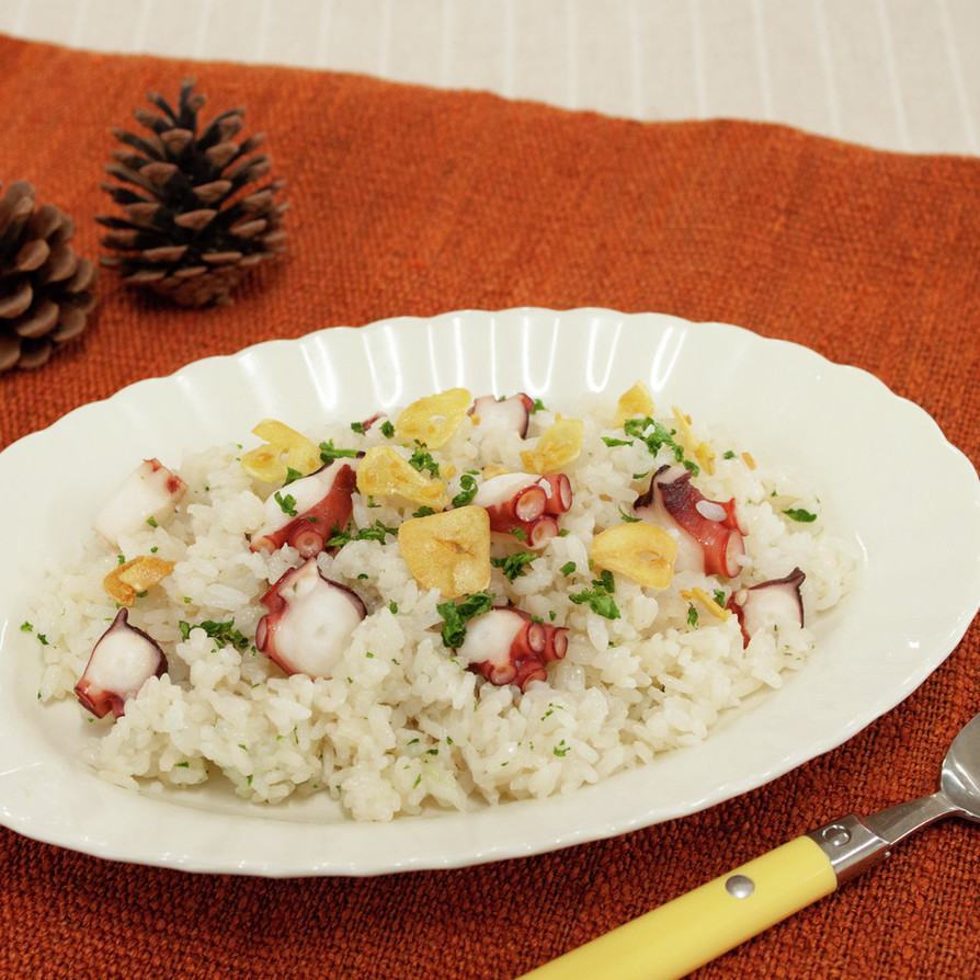 タコとたっぷりパセリのガーリックライス by 遠賀逸品 【クックパッド】 簡単おいしいみんなのレシピが396万品