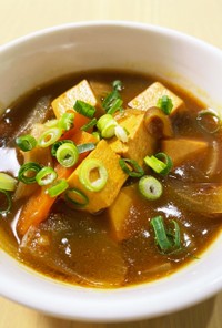 簡単！豆腐と玉葱のスープカレー