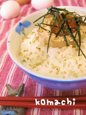 卵のっけ飯