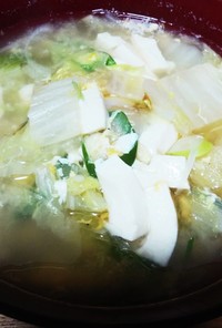 白菜スープ＠玉ねぎ麹