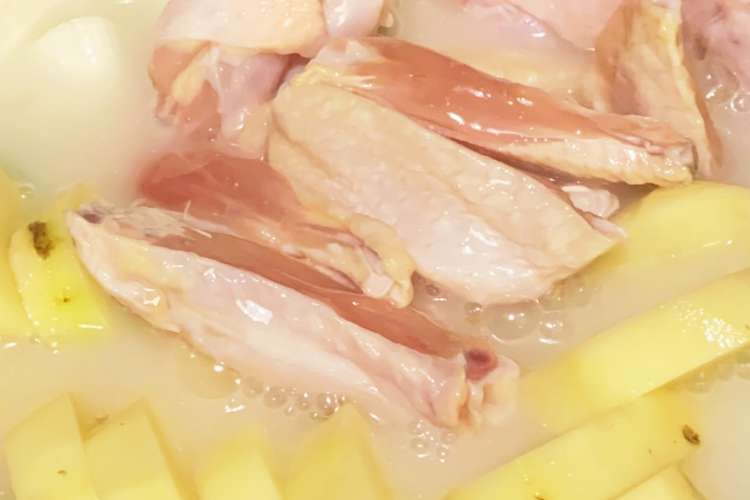 鍋スープ使用 簡単タッカンマリ レシピ 作り方 By いでれー クックパッド 簡単おいしいみんなのレシピが376万品