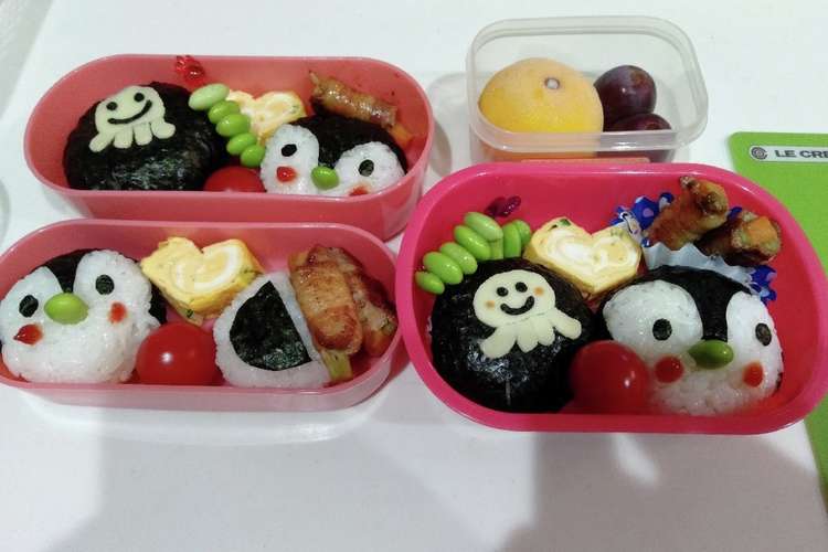 キャラ弁 水族館 クラゲとペンギン レシピ 作り方 By ナツメさん クックパッド 簡単おいしいみんなのレシピが377万品