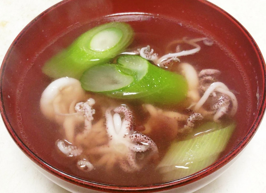 ミミイカの中華スープの画像