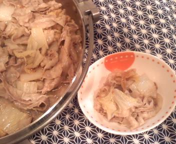 お手軽(´Д`)白菜と豚バラのバター鍋の画像