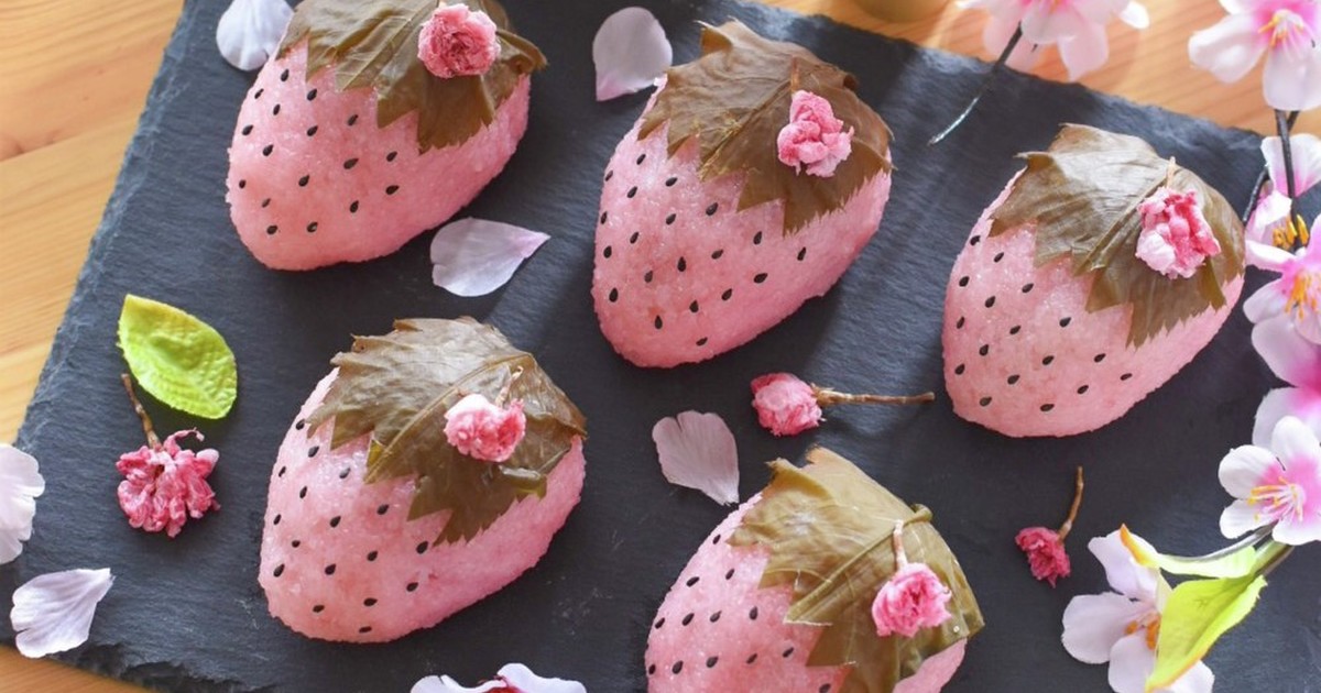 苺の形の桜餅 レシピ 作り方 By Yunideco クックパッド 簡単おいしいみんなのレシピが373万品