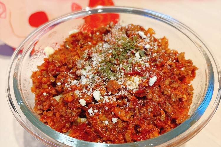 しっかり濃厚味 絶品ミートソースパスタ レシピ 作り方 By にこぷー クックパッド 簡単おいしいみんなのレシピが375万品