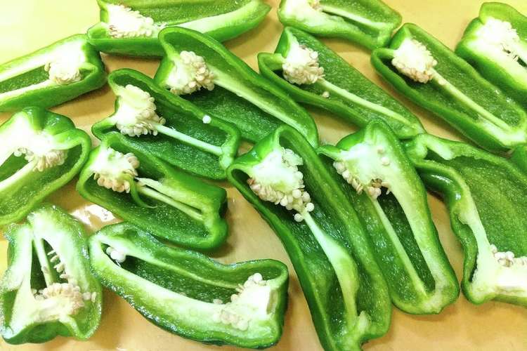 ピーマンの肉詰め栄養up 種わたピーマン レシピ 作り方 By ほっこり の クックパッド 簡単おいしいみんなのレシピが373万品