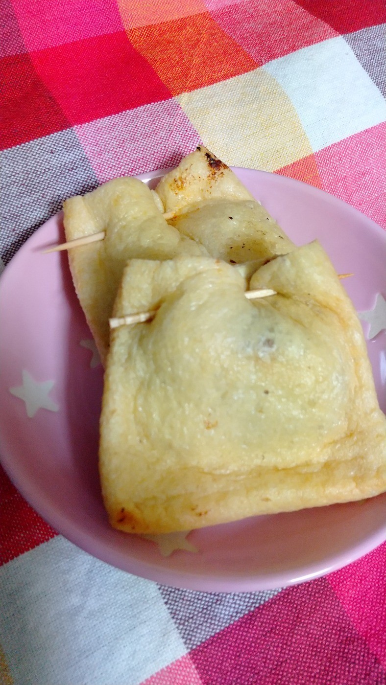 納豆チーズの揚げ焼きの画像