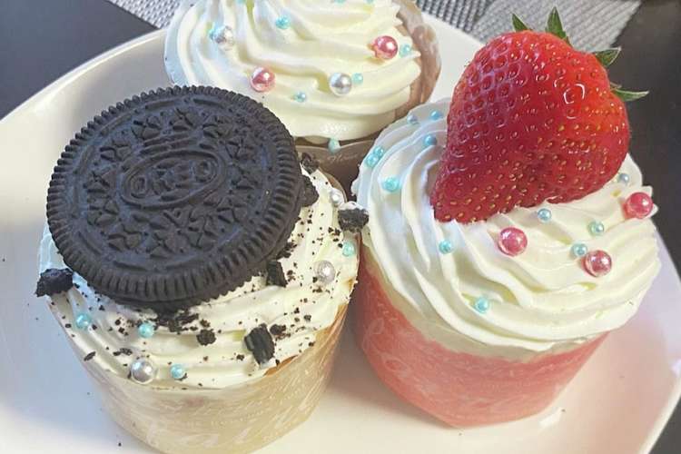 韓国風カップケーキ レシピ 作り方 By くるみ クックパッド 簡単おいしいみんなのレシピが365万品