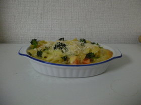 野菜たっぷりヘルシーグラタン