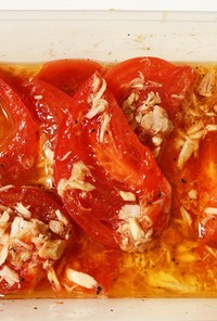 超簡単トマトとツナポン酢
