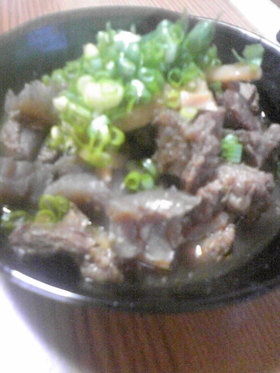 ピリ辛!牛すじ煮込み~にんにく風味