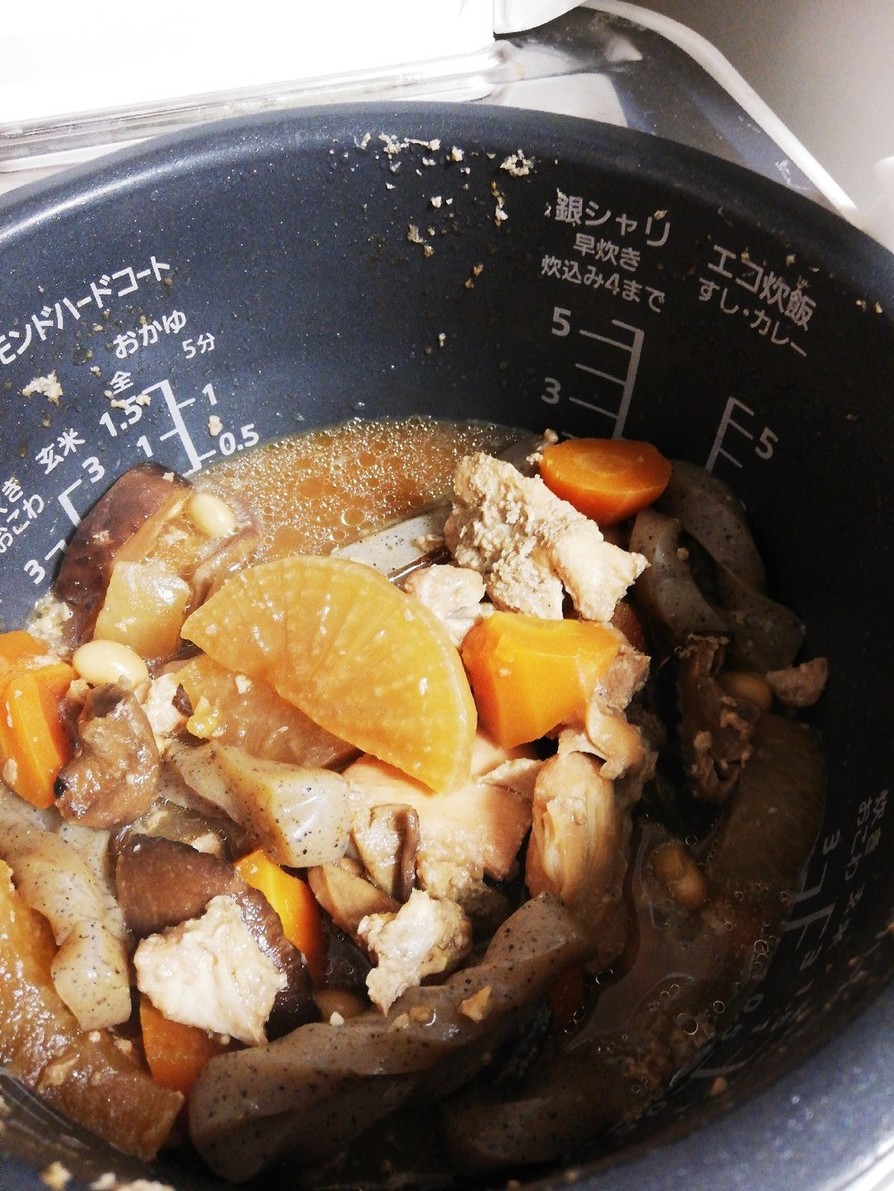 炊飯器で鶏と大根の煮物の画像