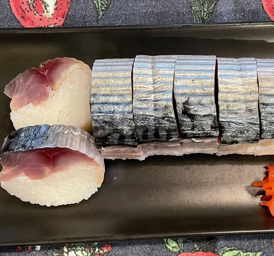 しめ鯖とさば寿司！の画像