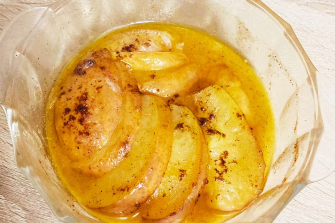 レンジで簡単 シナモンのりんご煮 レシピ 作り方 By くいきんぐ クックパッド 簡単おいしいみんなのレシピが379万品