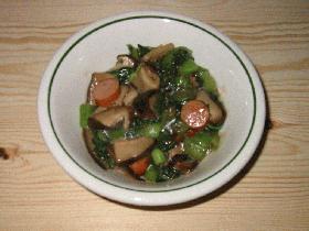 しいたけと青梗菜の和風あんかけ
