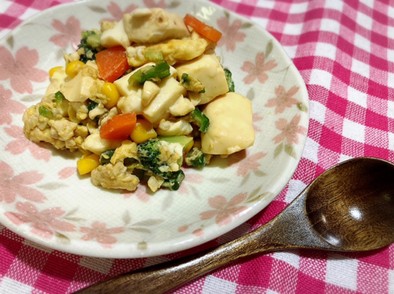 一歳半★豆腐の野菜チャンプルの写真