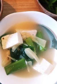 豆腐と長ネギのダイエットスープ