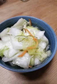 白菜漬けにニンニクと生姜