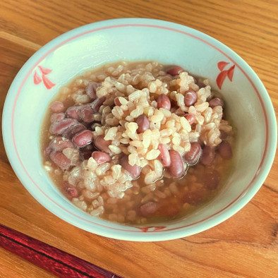 小正月に食べたい小豆玄米粥の写真