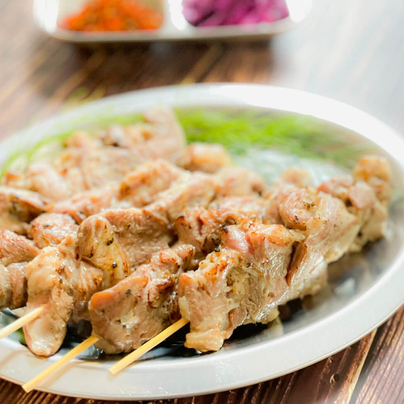 ラム肉のタンドリー串 カリカリスローとライタ添え レシピ