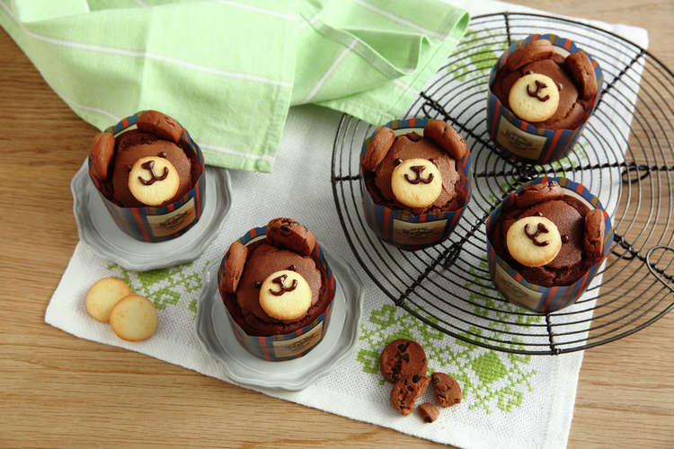 親子で簡単 かわいいくまマフィン レシピ 作り方 By トレンドオンライン クックパッド 簡単おいしいみんなのレシピが377万品