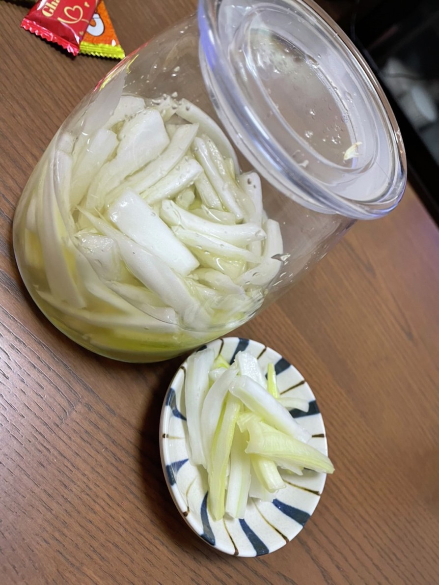 白菜、セロリのピクルスの画像