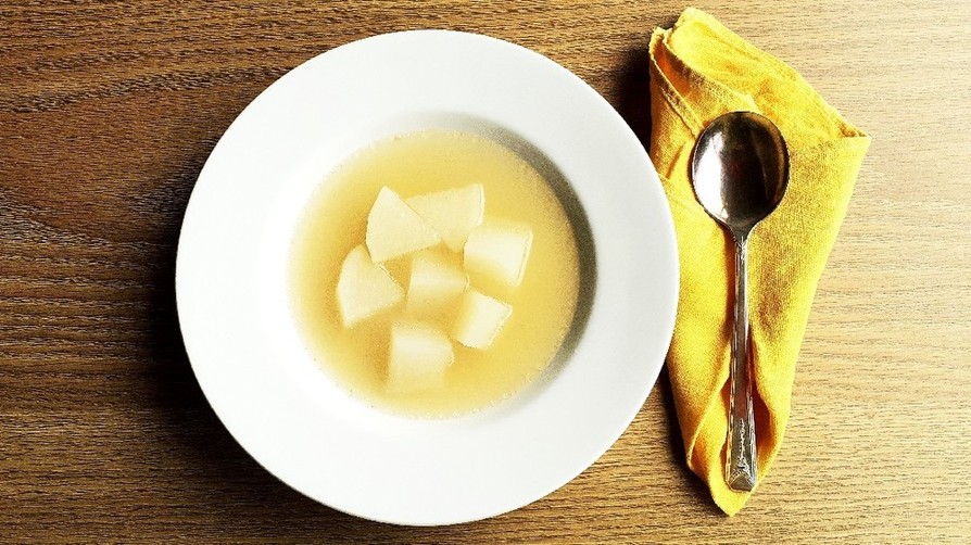 ボーンブロスと大根のきれいになるスープの画像