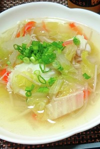 ■鱈とたっぷり野菜の旨塩煮スープ