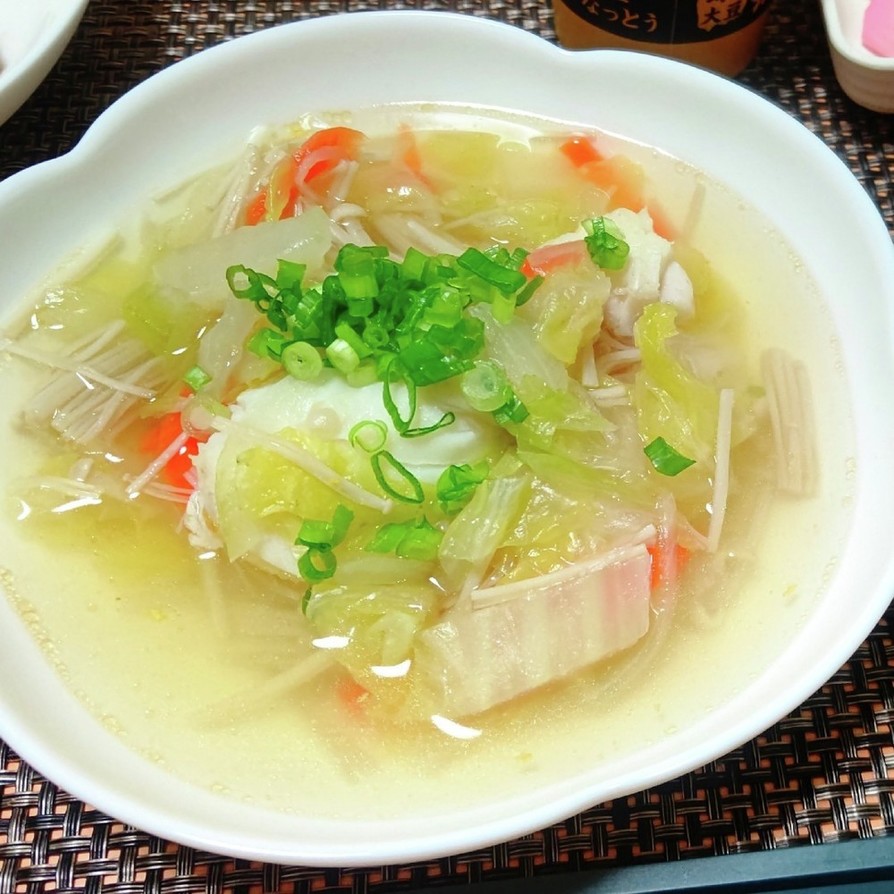 ■鱈とたっぷり野菜の旨塩煮スープの画像
